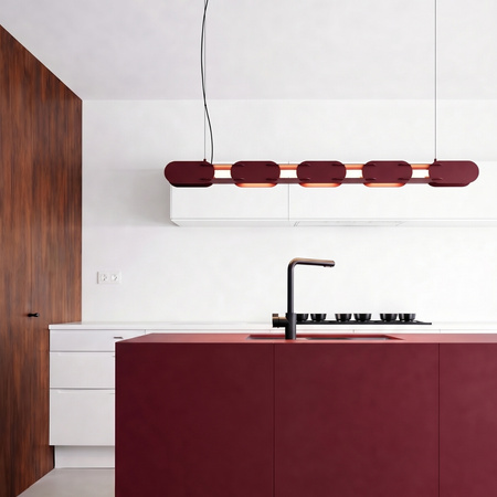 Lampa wisząca CHAIN 158 beżowa LED 4000K