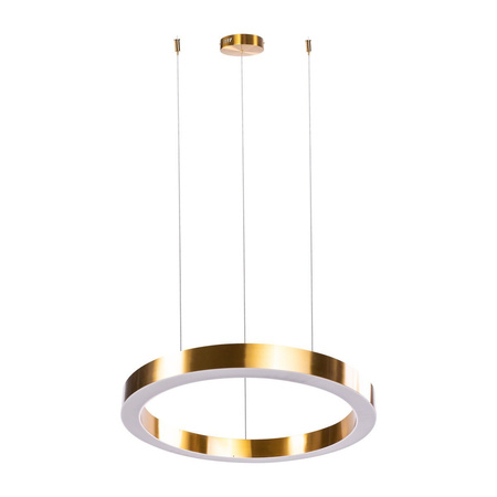 Lampa wisząca CIRCLE 2 60+80 cm - LED, rinig mosiądz szczotkowany na 1 podsufitce