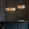 Clifton 5 Pendant Light Antique Brass