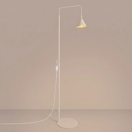 Lampa podłogowa NOX beżowa