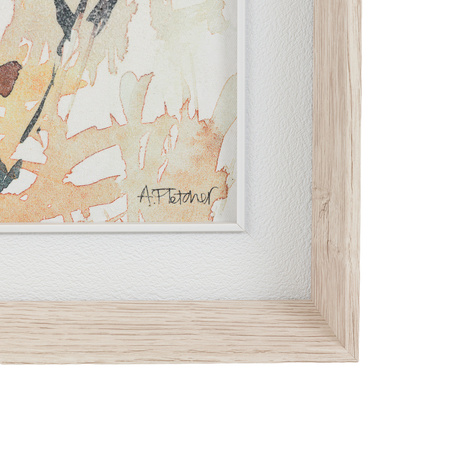 Garden Notes Framed Canvas 820x60x820mm