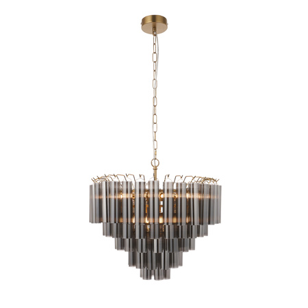 Toulouse 12 Pendant Light Smokey Grey Lustre glass