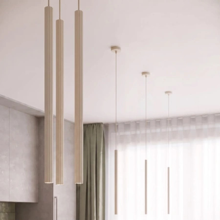 Lampa wisząca ARCHE 3P beżowa