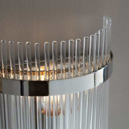 Marietta 1 Wall Light Bright Nickel