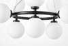 NOWOCZESNA LAMPA WISZĄCA CZARNA MARSIADA W9