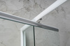AMICO drzwi prysznicowe zawiasowe 1040-1220x1850mm, szkło czyste