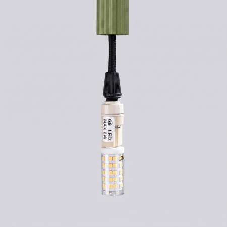Lampa wisząca ARCHE 1 zielona oliwka