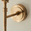 Chester 1 Wall Light Fitting Aged Brass