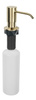 Dozownik mydła podblatowy, złoty mat