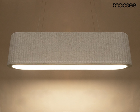 MOOSEE lampa wisząca MAZAYA biała