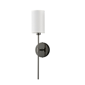 Lampa ścienna DARLING 53 cm- czarny kinkiet z abażurem