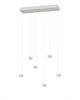 7039-608 Lampa wisząca szóstka QUIBERON biała