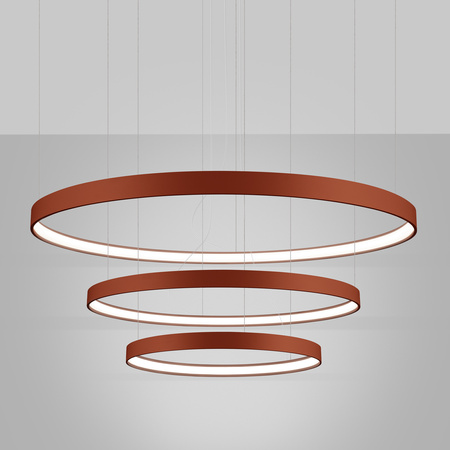 Żyrandol RIO 3 55/78/110 ochra czerwona LED 4000K