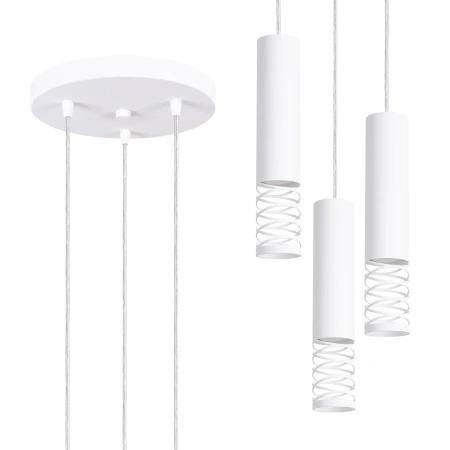 Lampa wisząca LAMI 3P biały
