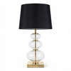 LAMPA NOCNA CZARNO-ZŁOTA BRISTON
