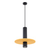 Lampa wisząca PELTA 1 czarna/żółta