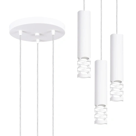 Lampa wisząca LIRO 3P biały