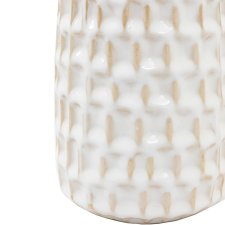 Reno Reactive Glaze Vase White (Set of 2)