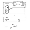 EASY CLEANING bidet pod deskę WC, zasilanie zimną wodą, polypropylen