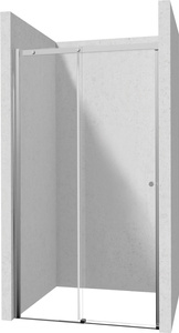 Drzwi prysznicowe 110 cm - przesuwne