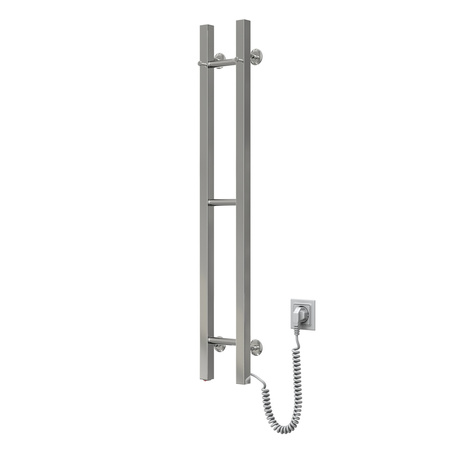 Grzejnik łazienkowy elektryczny NIERDZEWNY Silhouette Quadro 160х1000 prawy