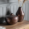 Nallam Vase Round Bronze 255x255x190mm