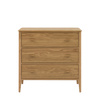 Camden 3 Drawer Chest Natural 870x450x870mm
