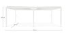 Pergola ogrodowa BIZZOTTO OCEAN 3,6X7,2 – biały