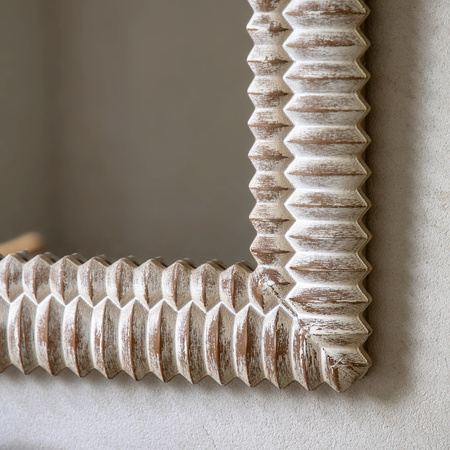 Pimlico Arch Overmantle White Wash 1200x1000mm