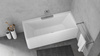 CASCATA R MONOLITH wanna prostokątna 180x80x60, kaskada ze stali nierdzewnej