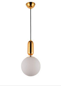 NOWOCZESNA LAMPA WISZĄCA ZŁOTA ORITO D20