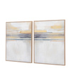 Modern Sunset Framed Canvas Set of 2
