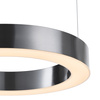 Lampa wisząca CIRCLE 40 cm - LED, ring tytan szczotkowany