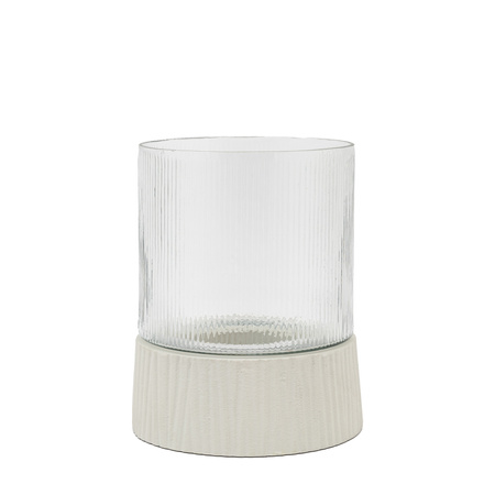 Zahara Hurricane Parchment 185x185xH260mm