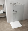 ESCA CHROME jednoczęściowa kabina przysznicowa Walk-In, szkło czyste, 1500 mm