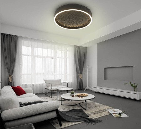 9002-102M Plafon Bordeaux czarny 40cm