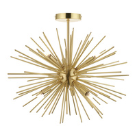 Orta 6 Ceiling Light Satin Brass