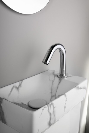 Bateria sensorowa stojąca, 6V DC (4xAA), chrom