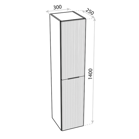 Słupek wiszący Oklahoma Black 300