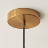Travi 1 Pendant Light Dark Brown Emperador Marble