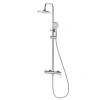 Deszczownica z baterią prysznicową dwufunkcyjną, chrom