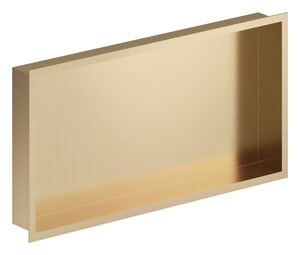 Zen Półka wnękowa, prostokątna (Szczotkowany brąz)