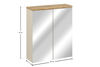 Szafka z Lustrem 60cm 2 Drzwi