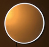 FLOAT lustro z podświetleniem LED, ø 60cm, białe
