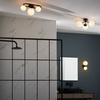 Pulsa Bathroom 3 Ceiling Light Black 175x359x252mm