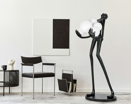 MOOSEE lampa podłogowa HUMAN PREMIUM 180  - włókno szklane, szkło