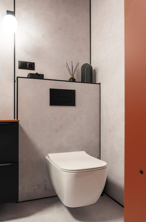 Miska WC z deską bezkołnierzowa