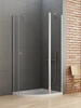 KABINA NEW SOLEO ASYMETRYCZNA U 100x80x195 CZYSTE 6mm ACTIVE SHIELD