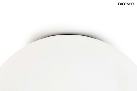 MOOSEE lampa sufitowa TOLLA biała / naturalna