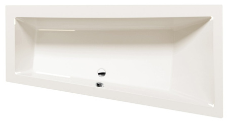 ANDRA R wanna asymetryczna 170x90x45cm, ivory